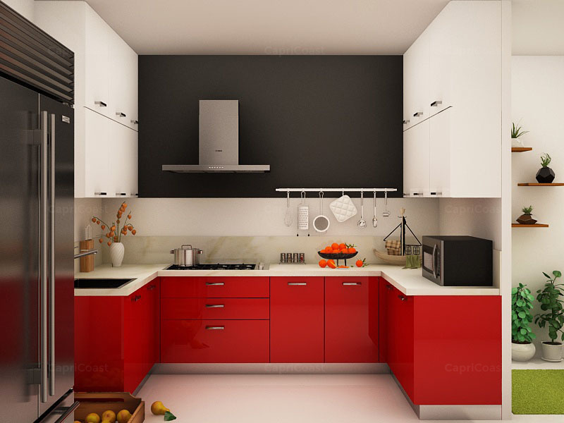 Campanella U-Shaped Modular Kitchen